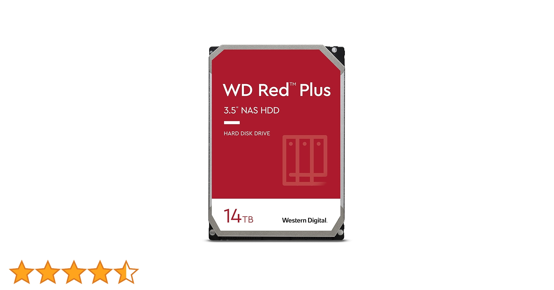 WesternDigital 14TB WD140EFGX 6台セット WD Red Plus 14TB NAS Hard Disk Drive - 7200 RPM Class SATA